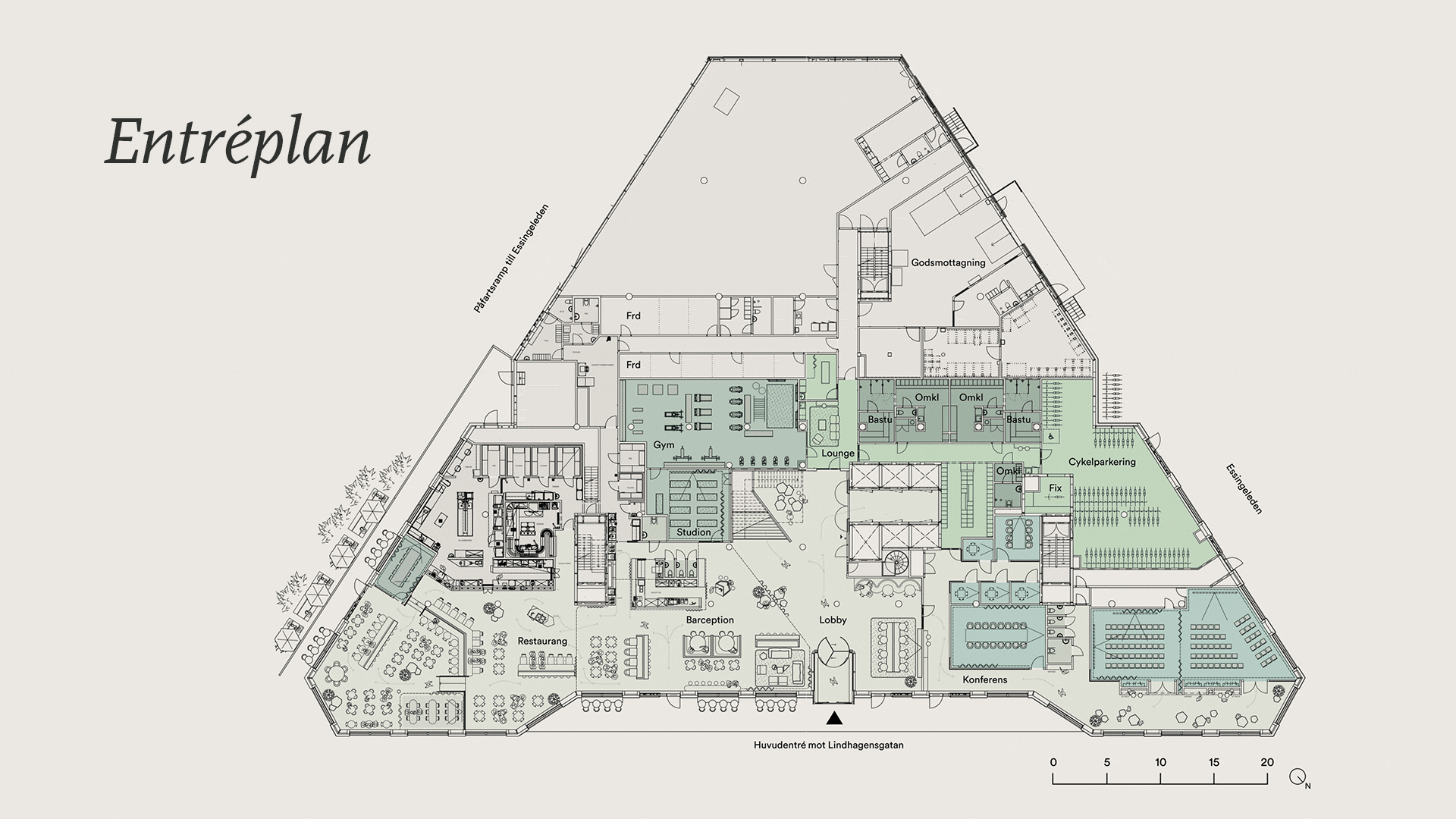 Planritning entréplan